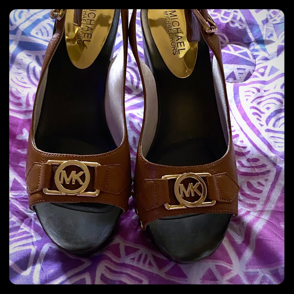 Michael Kors wedge heels